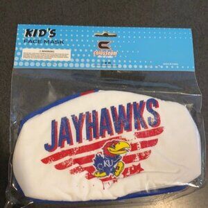 Kansas Jayhawks 2 Pack Kids Masks New